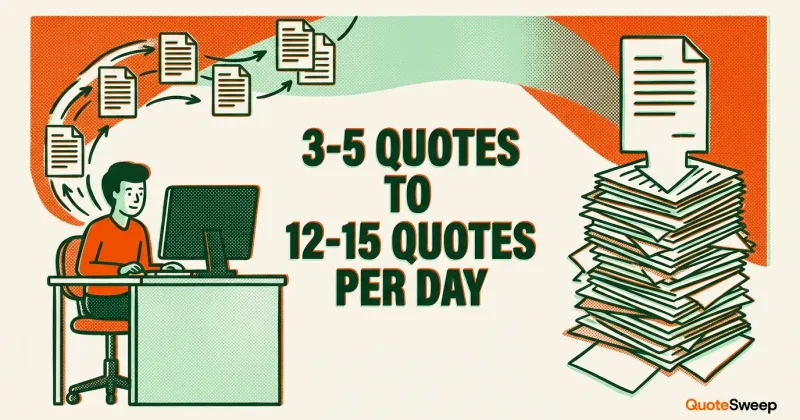 Grow Your Insurance Agency Book Without Hiring — QuoteSweep blog cover